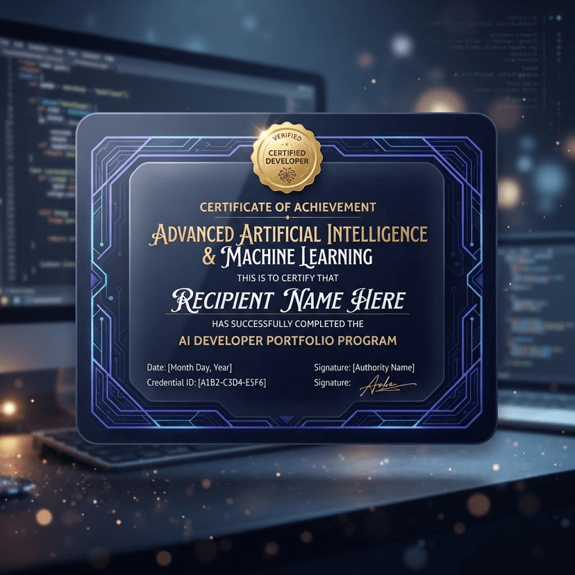 Google AI Essentials Specialization certificate preview